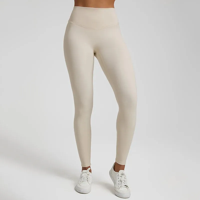 068 Push Up Butt High Waist Nude Leggings