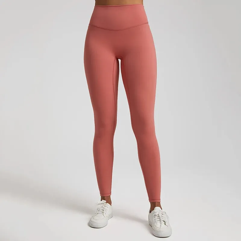 068 Push Up Butt High Waist Nude Leggings