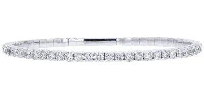 14K Flexible Diamond Bangle<p><strong>More Colors Available</p></strong>