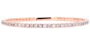 14K Flexible Diamond Bangle<p><strong>More Colors Available</p></strong>