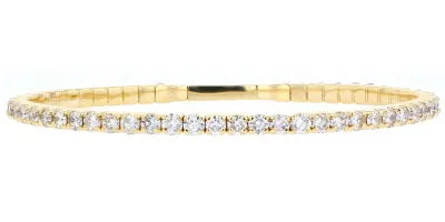 14K Flexible Diamond Bangle<p><strong>More Colors Available</p></strong>