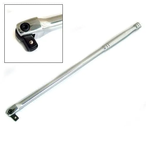 15" 380MM LONG 3/8" SOCKET DRIVE FLEXI KNUCKLE BREAKER POWER BAR - CRV STEEL