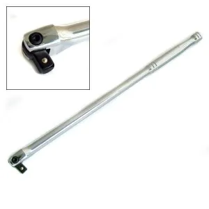 15" 380MM LONG 3/8" SOCKET DRIVE FLEXI KNUCKLE BREAKER POWER BAR - CRV STEEL
