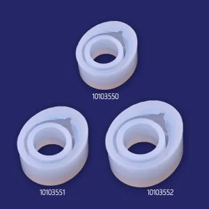 1pcs Clear silicone Ring Mold 16.6mm Resin ring mold - Flexible silicone mold for bubble resin ring