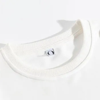 2021 Fashion Warm Christmas O-Neck White Sweater O