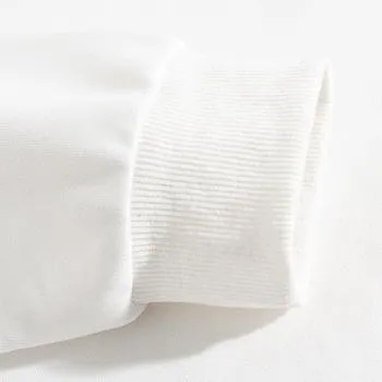 2021 Fashion Warm Christmas O-Neck White Sweater O