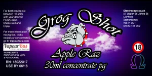 30ml Grog Shot Concentrate - Apple Raz