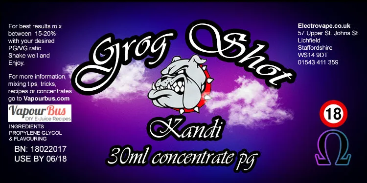 30ml Grog Shot Concentrate - Kandi