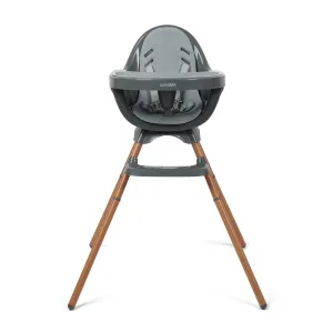 5-in-1 Grow-with-me Baby High Chair | 5-Point Harness | Booster Seat | Low Chair | Graphite Grey | 6m - 5 Years