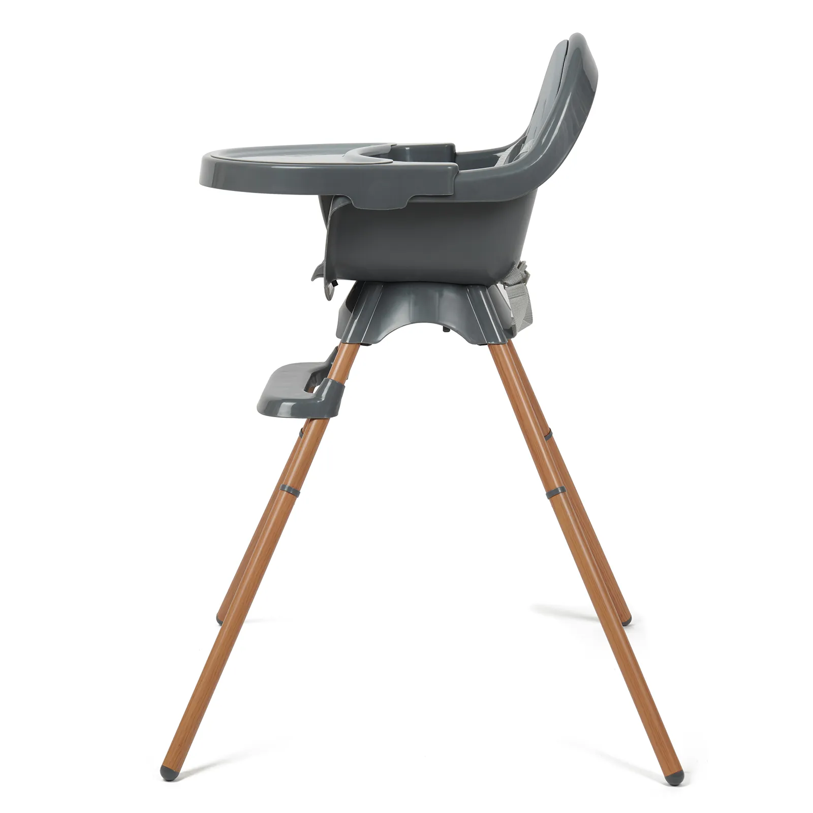 5-in-1 Grow-with-me Baby High Chair | 5-Point Harness | Booster Seat | Low Chair | Graphite Grey | 6m - 5 Years