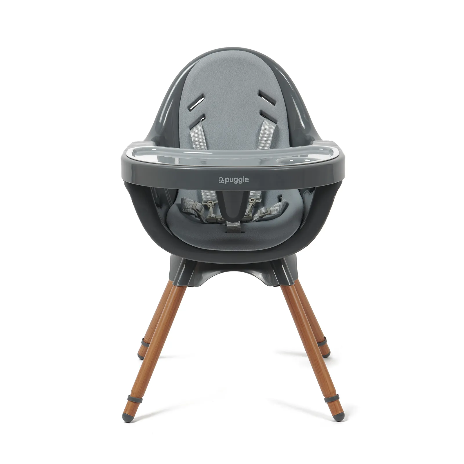 5-in-1 Grow-with-me Baby High Chair | 5-Point Harness | Booster Seat | Low Chair | Graphite Grey | 6m - 5 Years