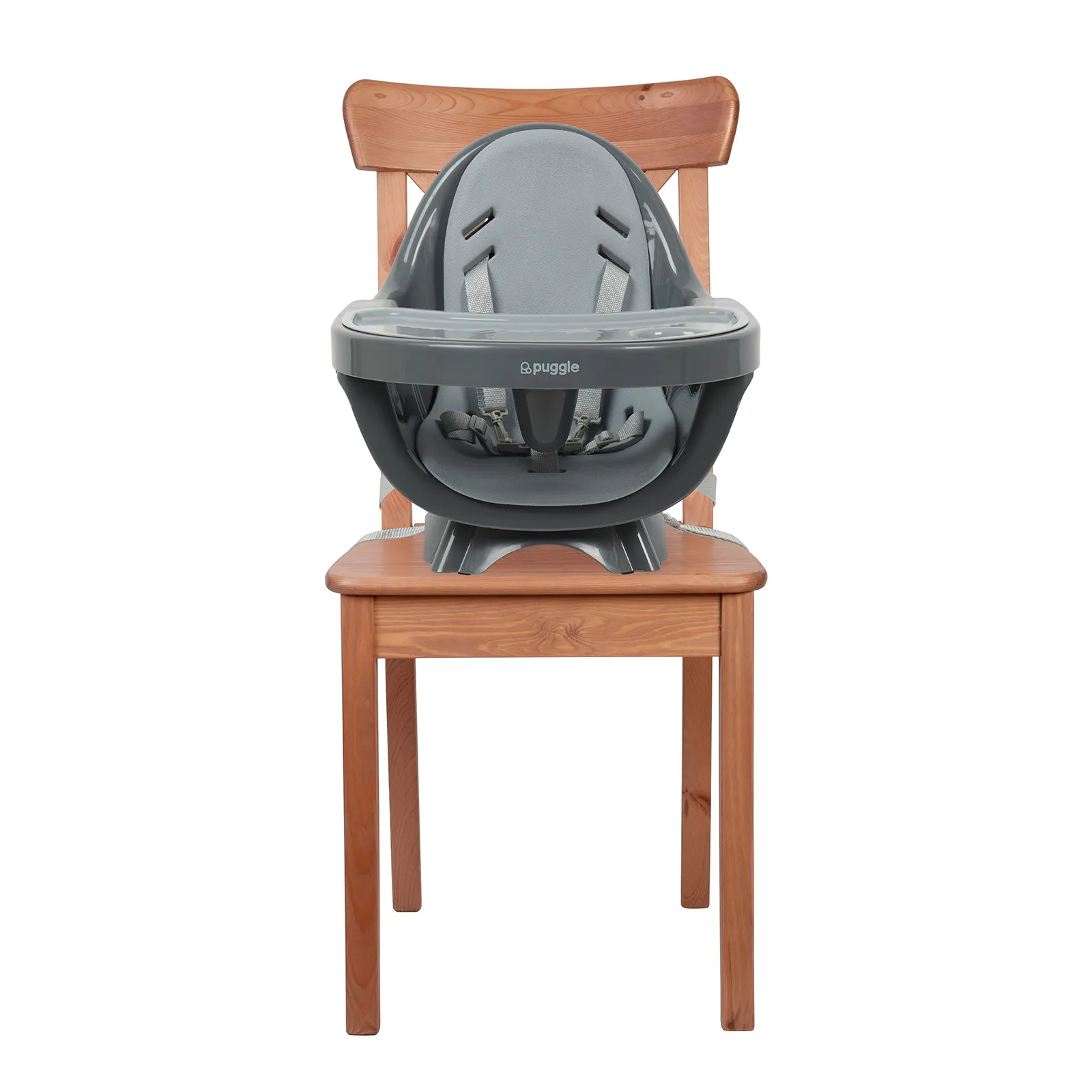 5-in-1 Grow-with-me Baby High Chair | 5-Point Harness | Booster Seat | Low Chair | Graphite Grey | 6m - 5 Years