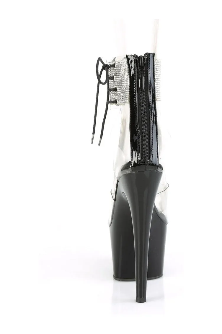 ADORE-724RS Exotic Sandal | Clear Vinyl
