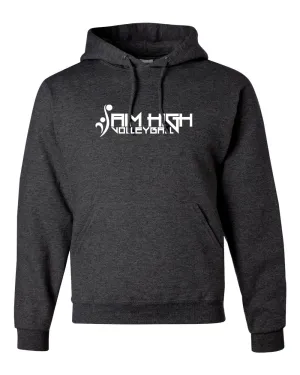 AIM HIGH VOLLEYBALL Jerzees hoodie Heathered Black