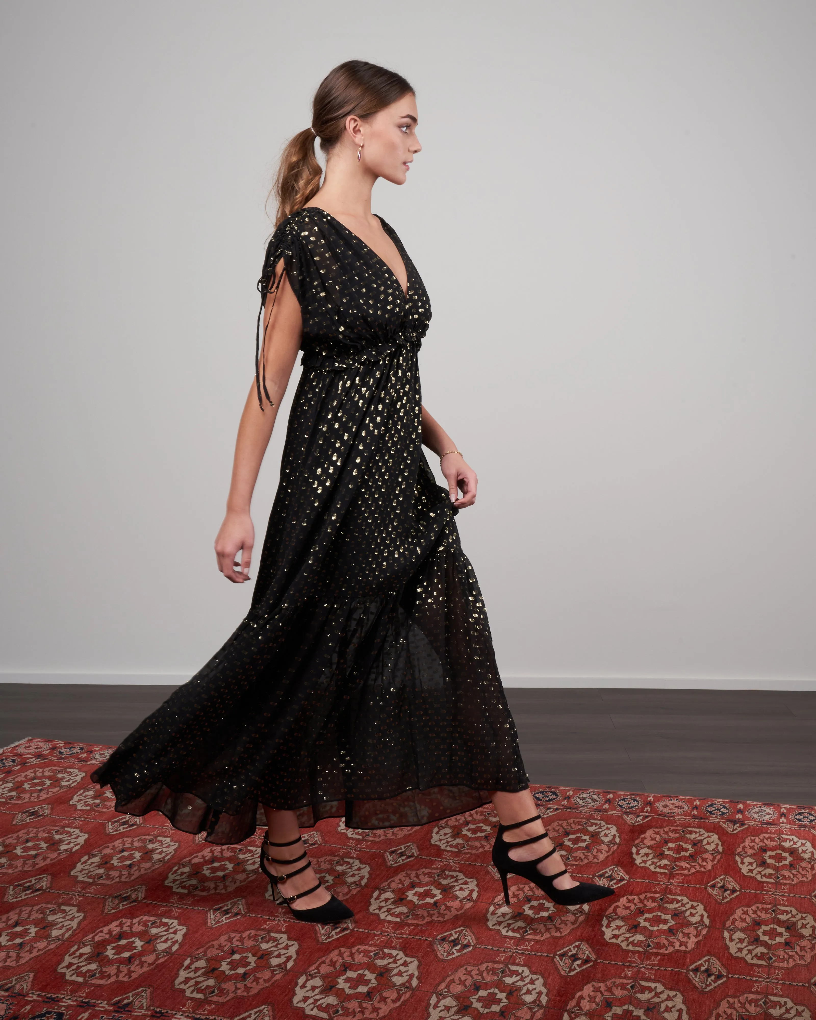 allegra dress - golden
