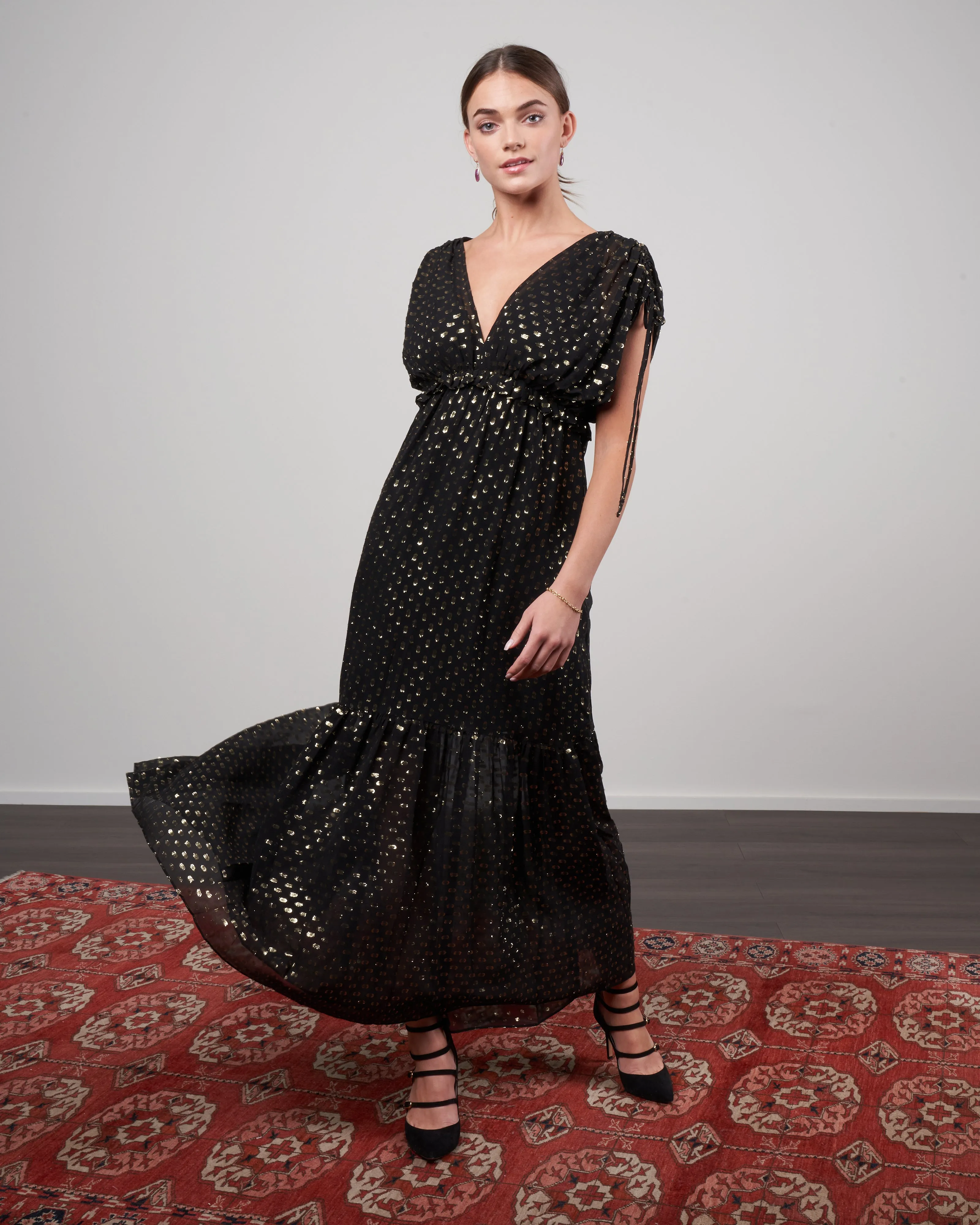 allegra dress - golden