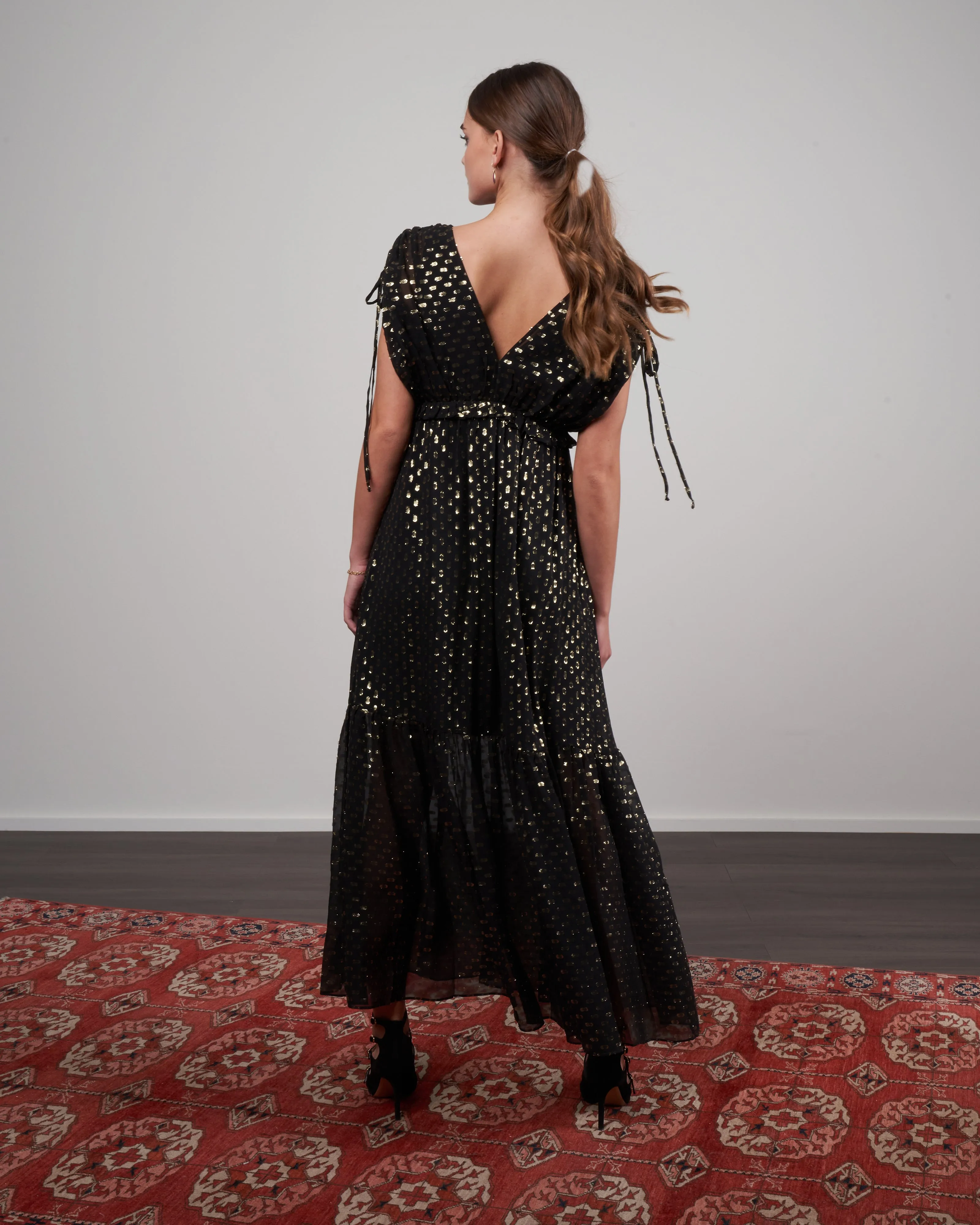 allegra dress - golden