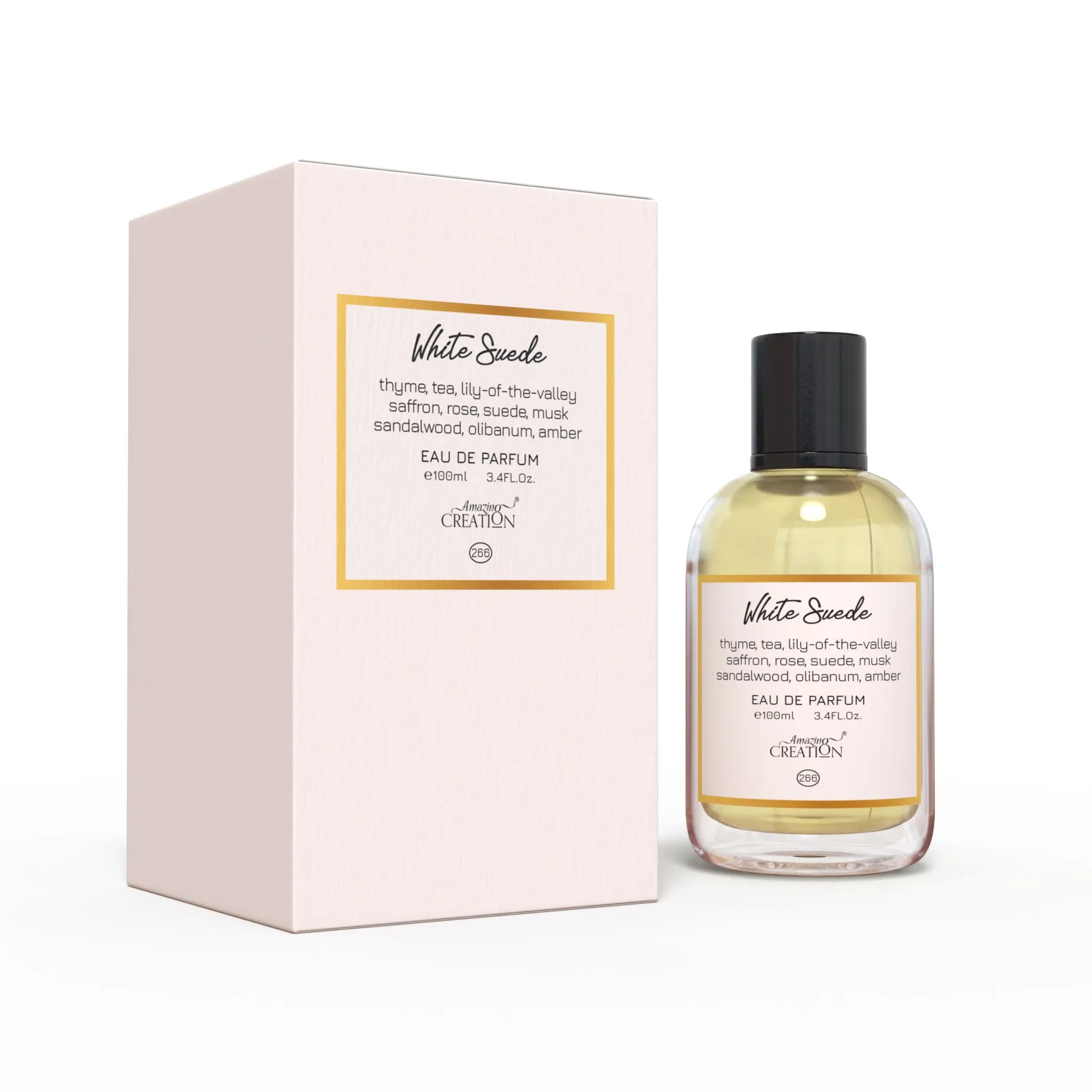 Amazing Creation White Suede EDP For Women PFB0266, 100ml