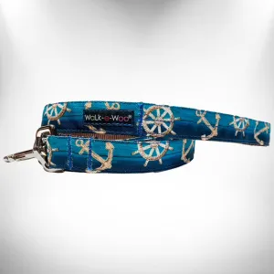 Anchors Away Blue Dog Leash