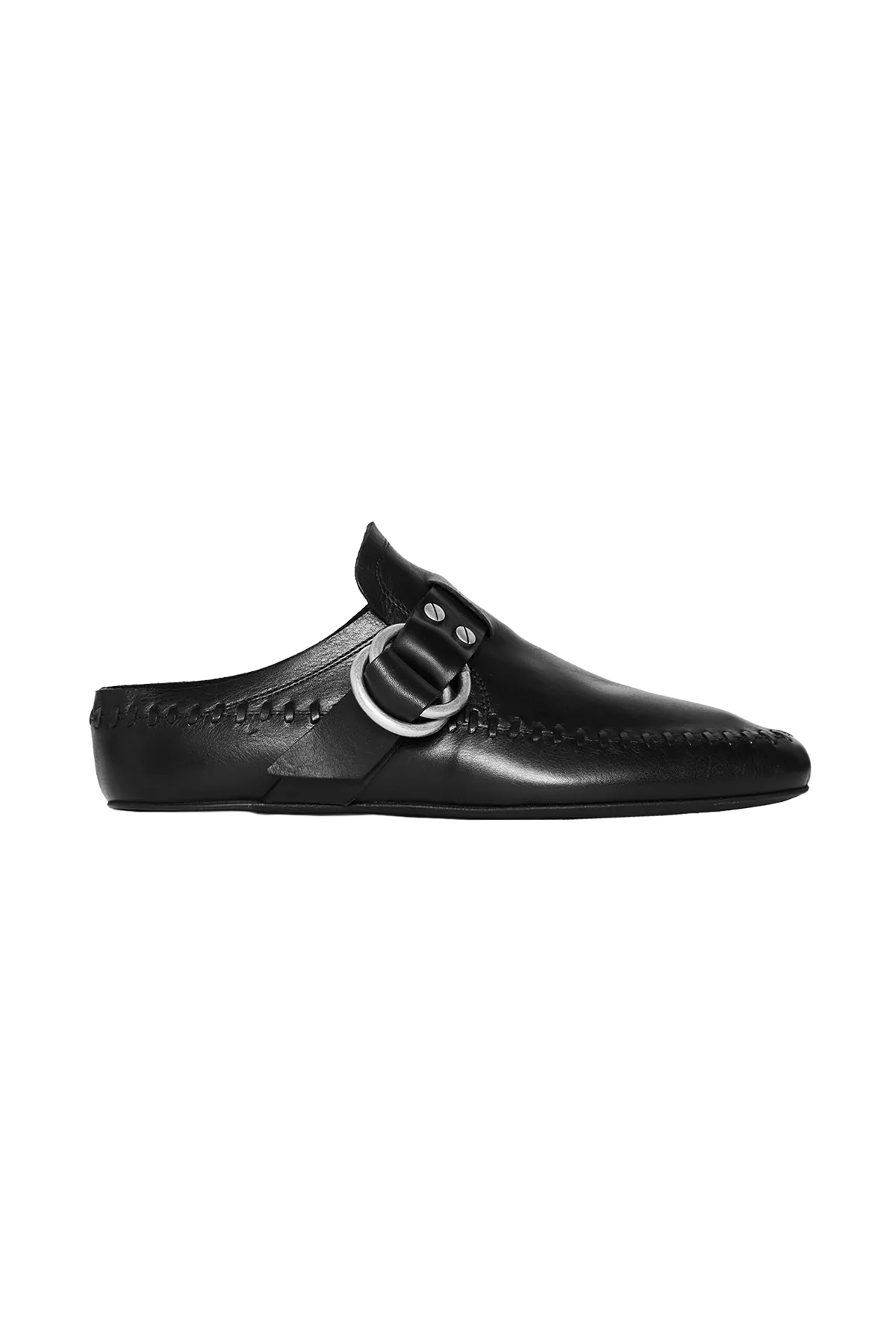 Ann Demeulemeester Ande Soft Shade Rounded Toe Loafers - Womens Black