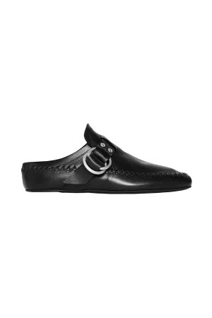 Ann Demeulemeester Ande Soft Shade Rounded Toe Loafers - Womens Black