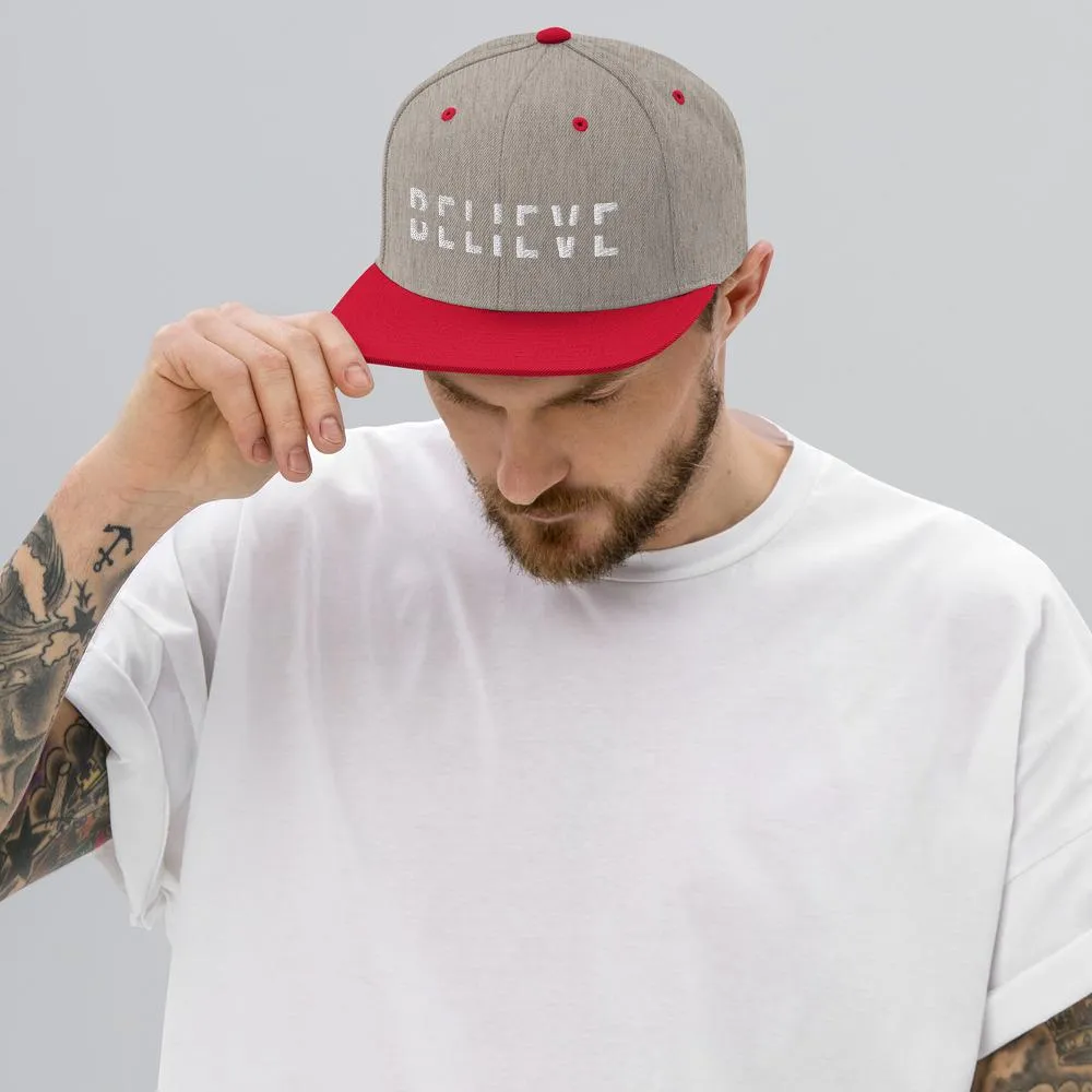 BELIEVE Snapback Hat
