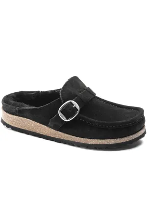 Birkenstock Women's Buckley Shearling Suede Narrow Sandals