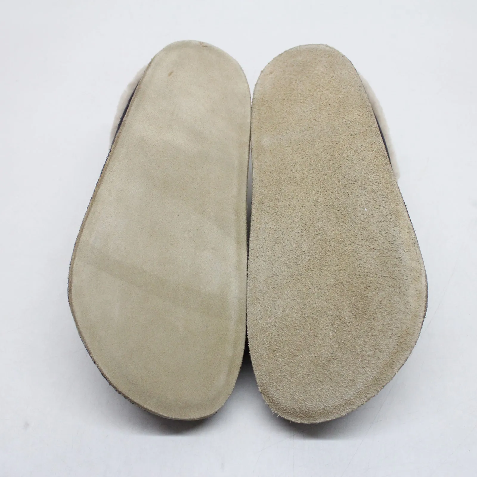 Birkenstock Zermatt Premium Shearling Suede Leather Unisex Slip On Sandals - UK 7 - US 9 Women / 7 Men - EU 40