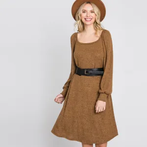 Bishop Sleeve Sweater Dress