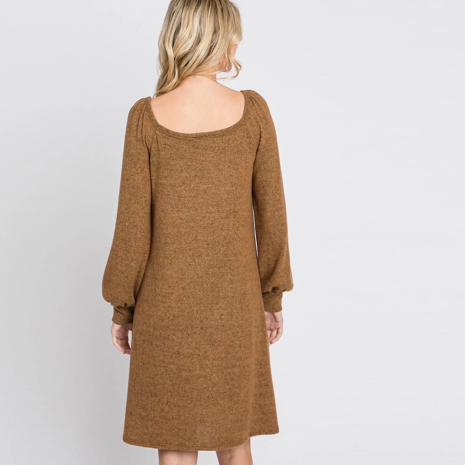 Bishop Sleeve Sweater Dress