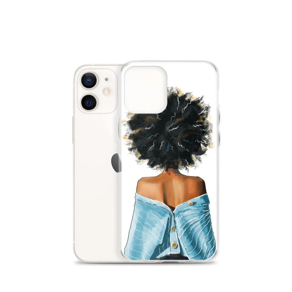 BLUE SWEATER iPhone Case