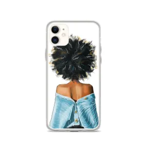 BLUE SWEATER iPhone Case