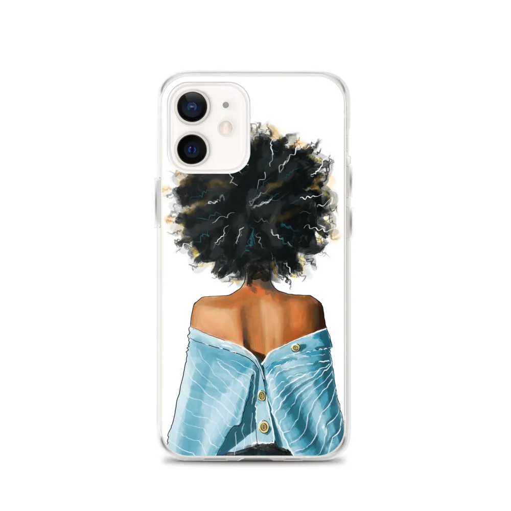 BLUE SWEATER iPhone Case
