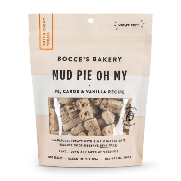 Bocce's Bakery Mud Pie Oh My Soft & Chewy Dog Treats