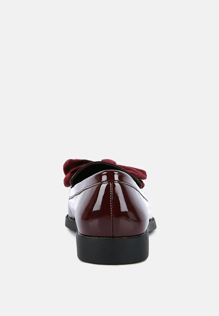 Bowberry Bow-Tie Patent Loafers By Ruw