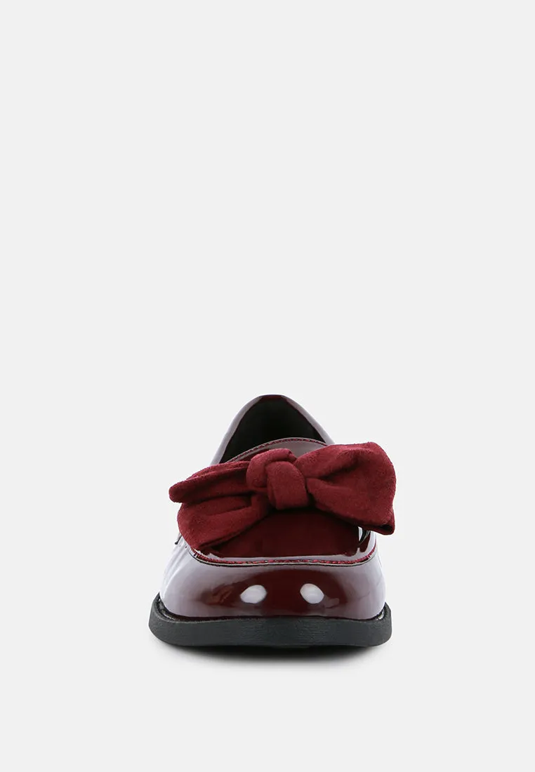 Bowberry Bow-Tie Patent Loafers By Ruw
