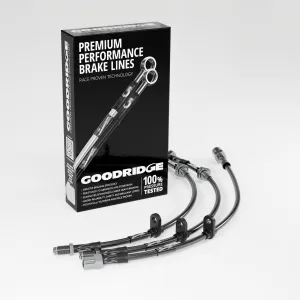 BRAKE HOSE KIT FOR FIAT PANDA (141_) 4X4 MODELS WITH ONE CENTRE FLEXIBLE REAR BRAKE HOSE 1986-1994