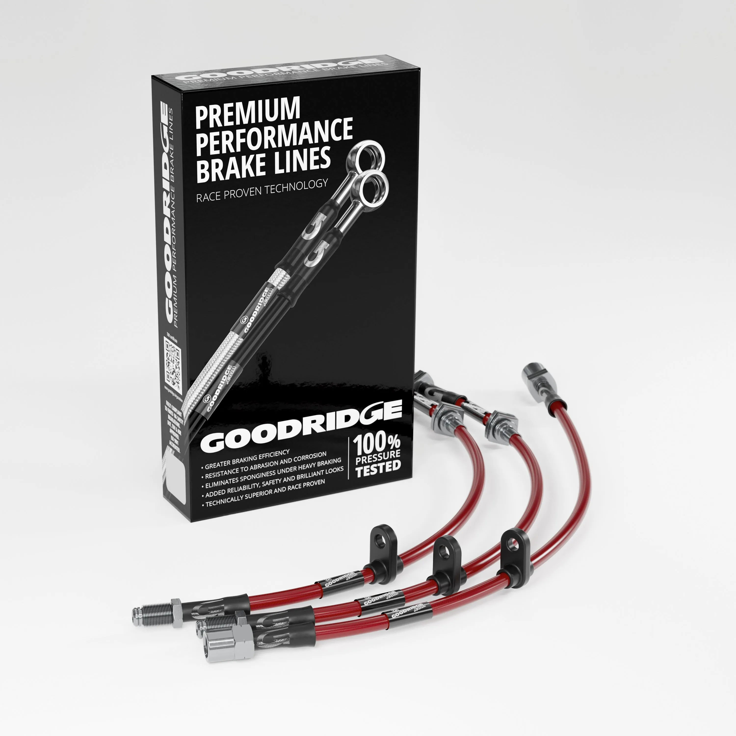 BRAKE HOSE KIT FOR FIAT PANDA (141_) 4X4 MODELS WITH ONE CENTRE FLEXIBLE REAR BRAKE HOSE 1986-1994