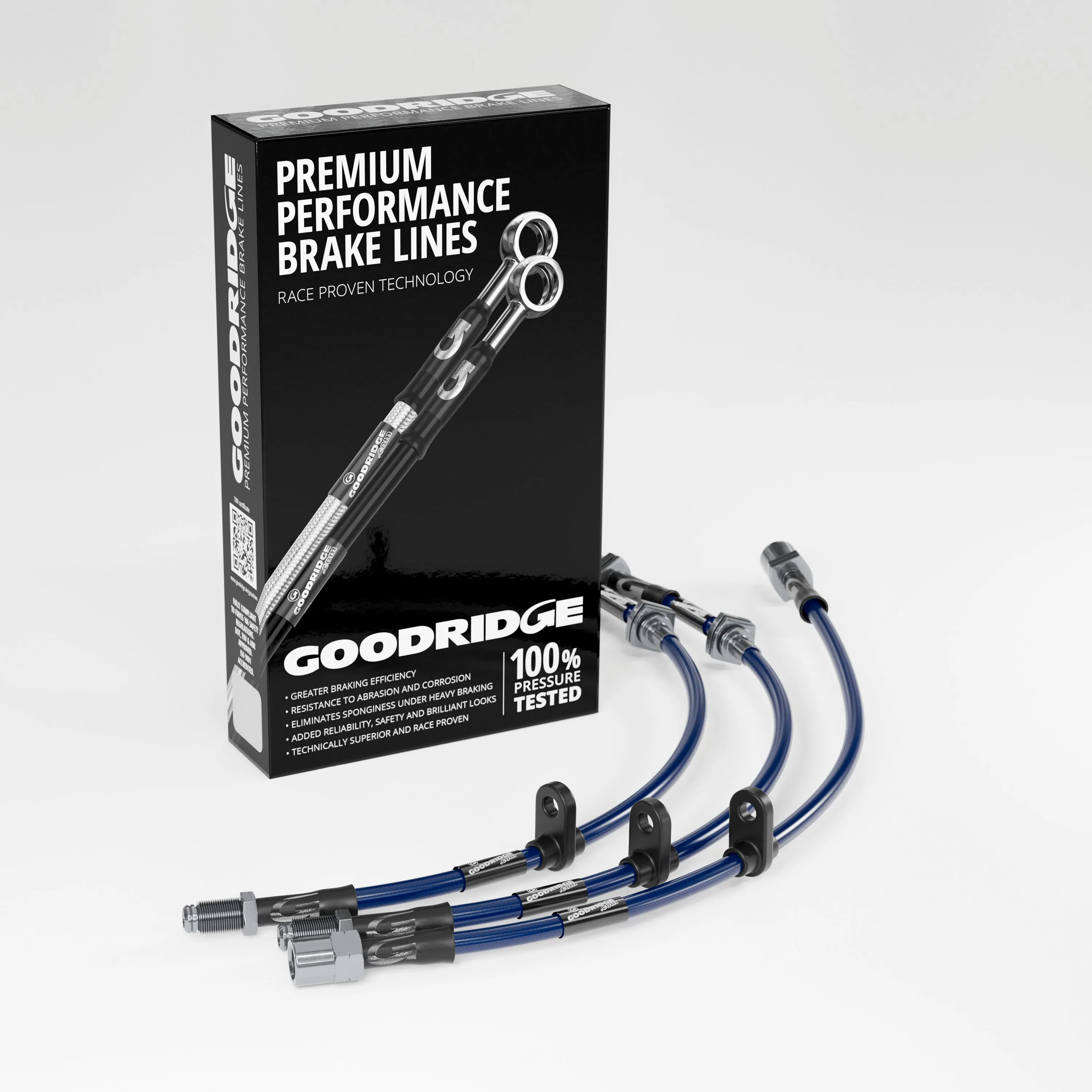 BRAKE HOSE KIT FOR FIAT PANDA (141_) 4X4 MODELS WITH ONE CENTRE FLEXIBLE REAR BRAKE HOSE 1986-1994