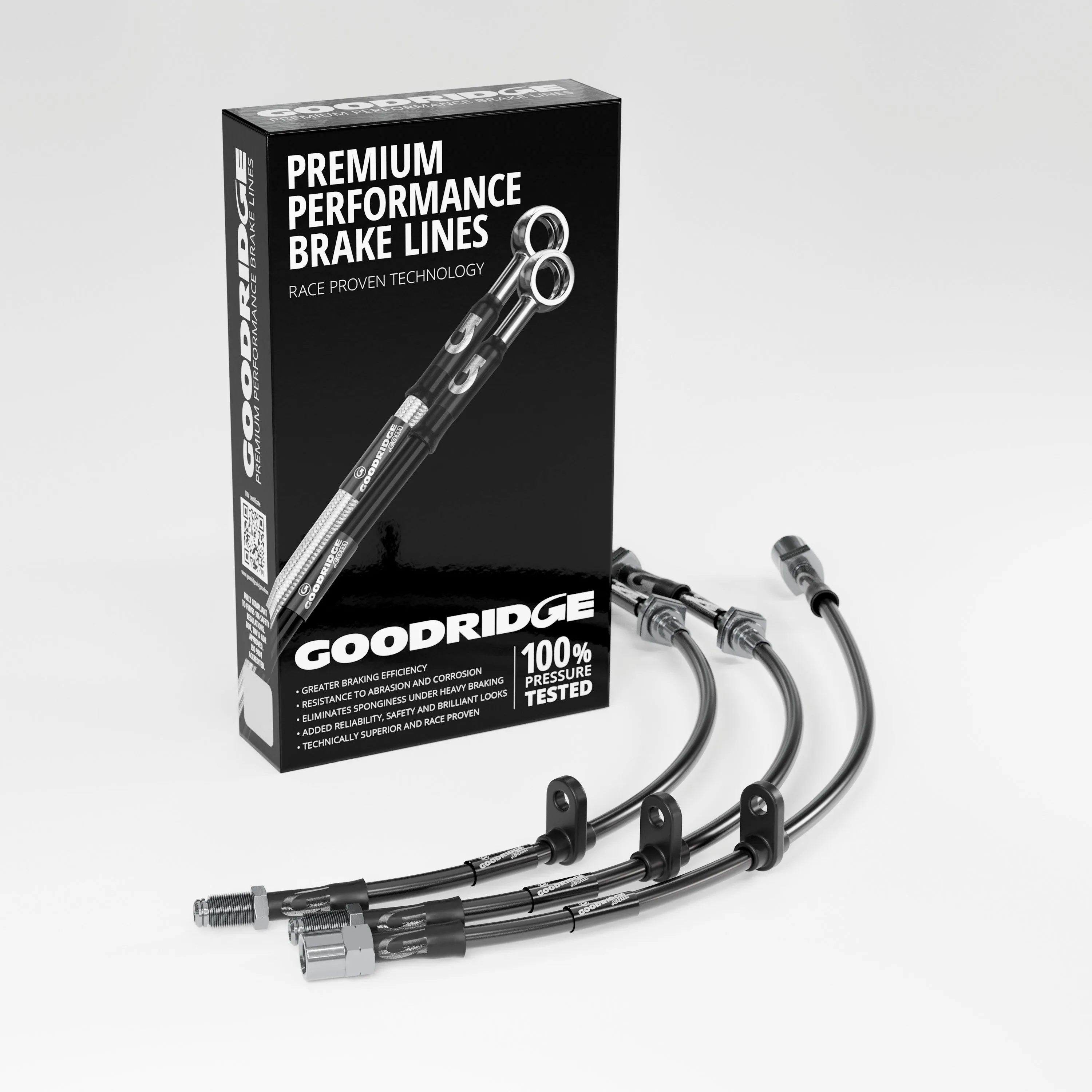 BRAKE HOSE KIT FOR FIAT PANDA (141_) 4X4 MODELS WITH ONE CENTRE FLEXIBLE REAR BRAKE HOSE 1986-1994