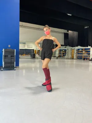 Bullet Pointe Parachute Romper