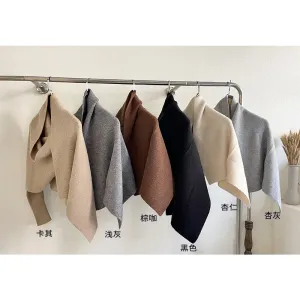 Casual Knitted Warm Cloaks for Women