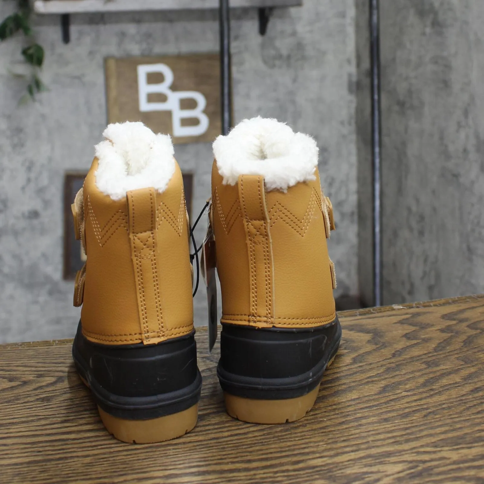 Cat & Jack Toddler Boys Denver Winter Boots 88236548 Cognac Brown 11T