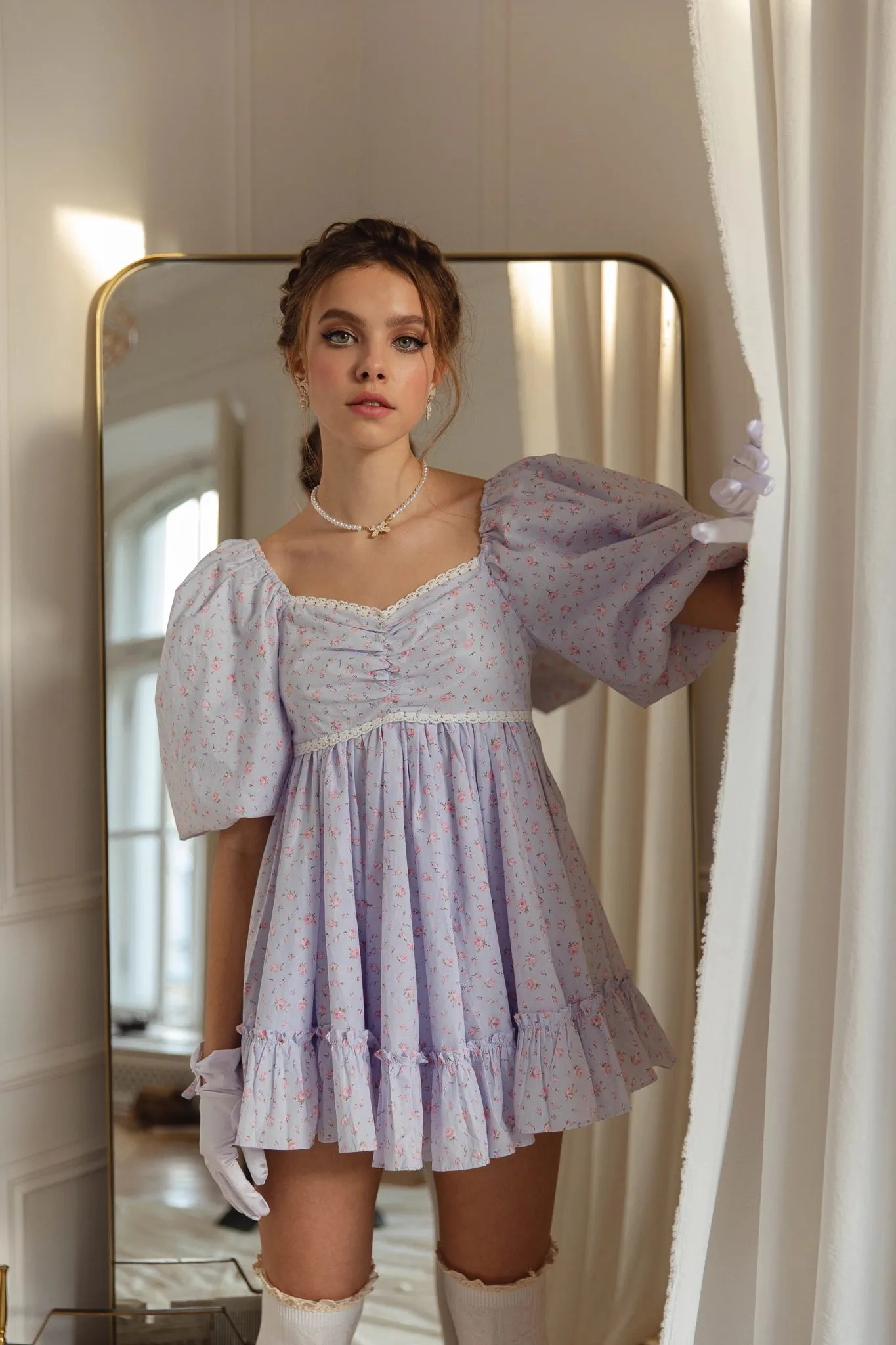 Charlotte Babydoll Mini Dress