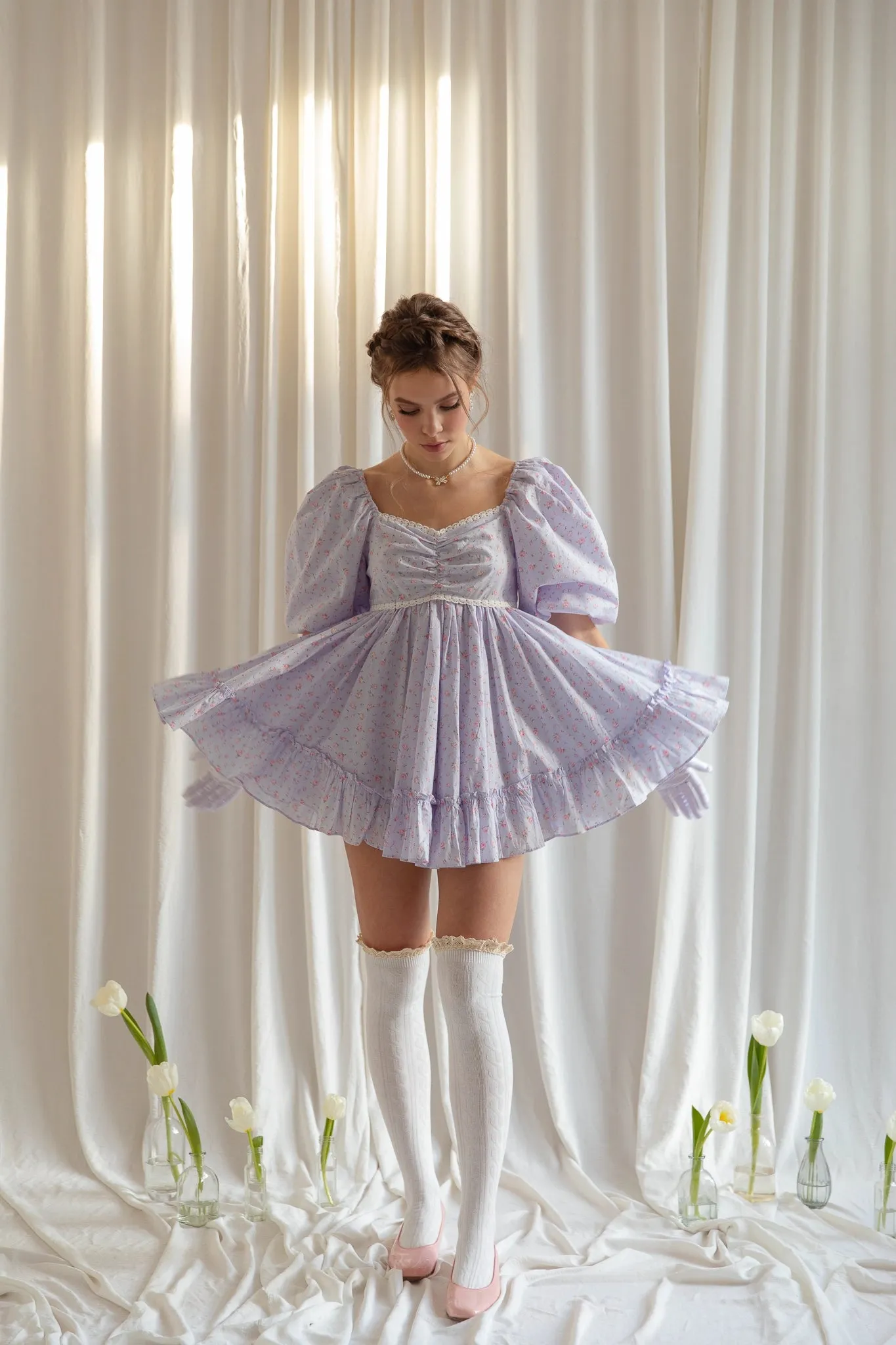 Charlotte Babydoll Mini Dress