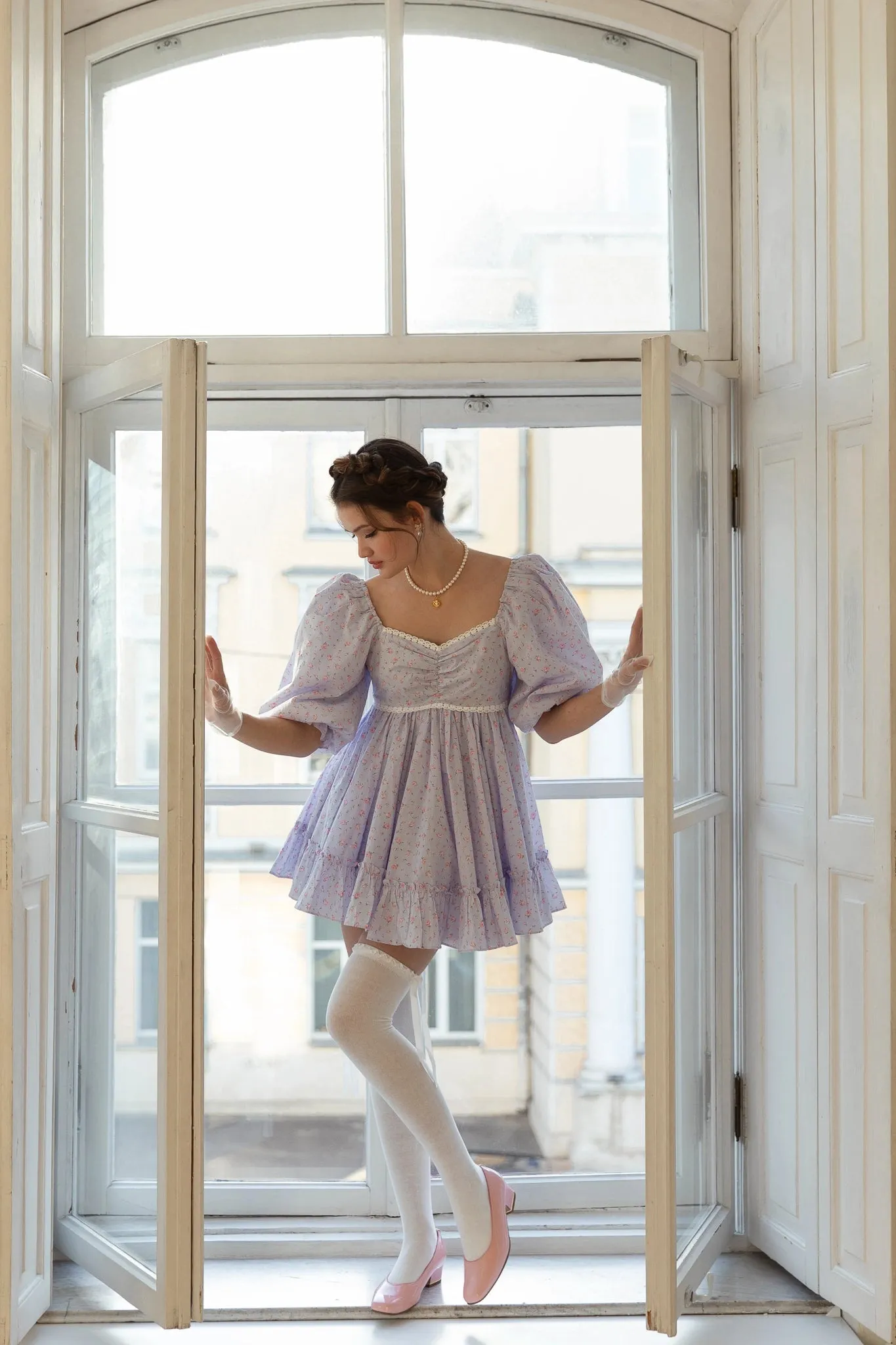 Charlotte Babydoll Mini Dress