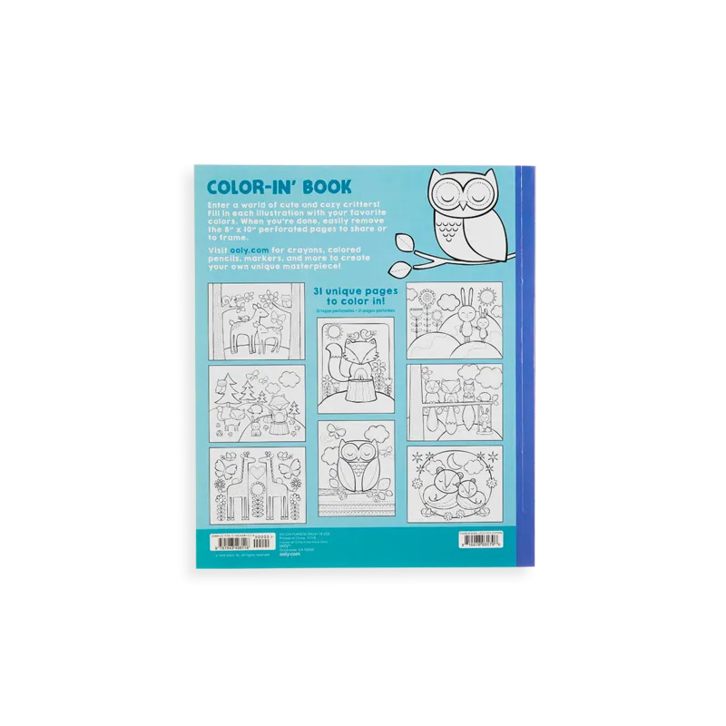 Coloring Book - Little Cozy Critters