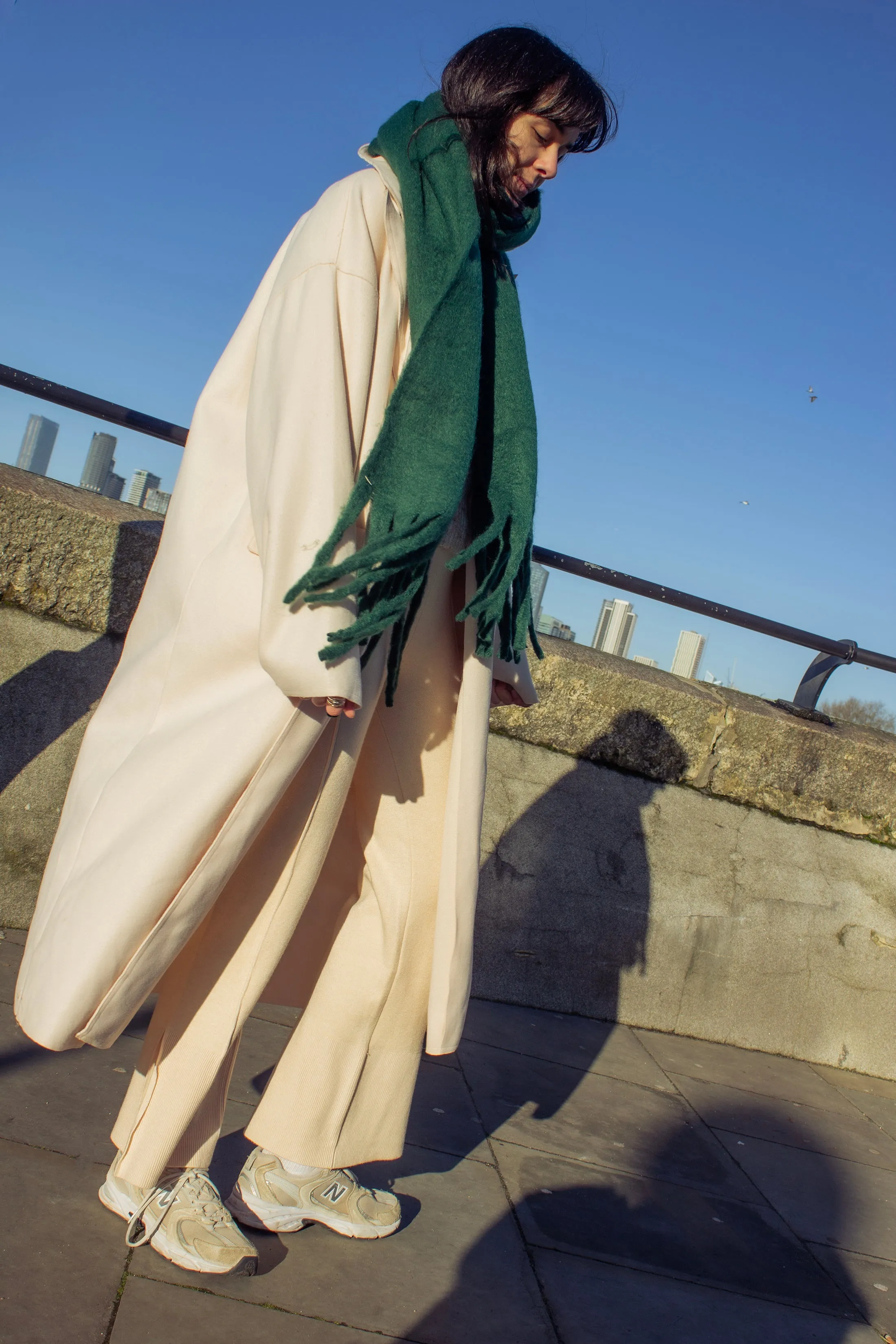 Colour Block Warm Wrap Scarf
