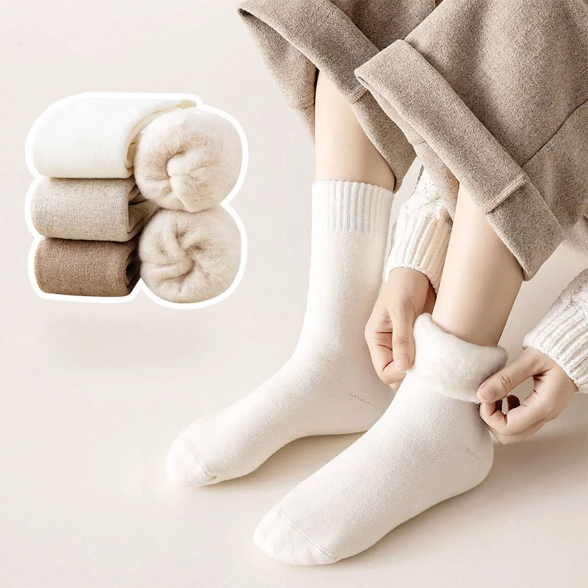 COZY CREW SOCKS GREY