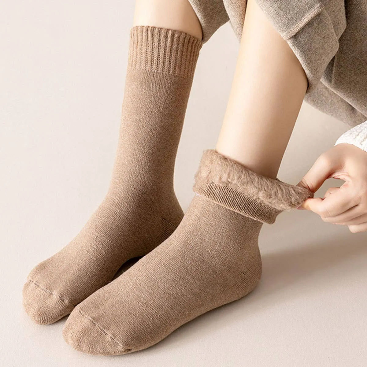 COZY CREW SOCKS GREY
